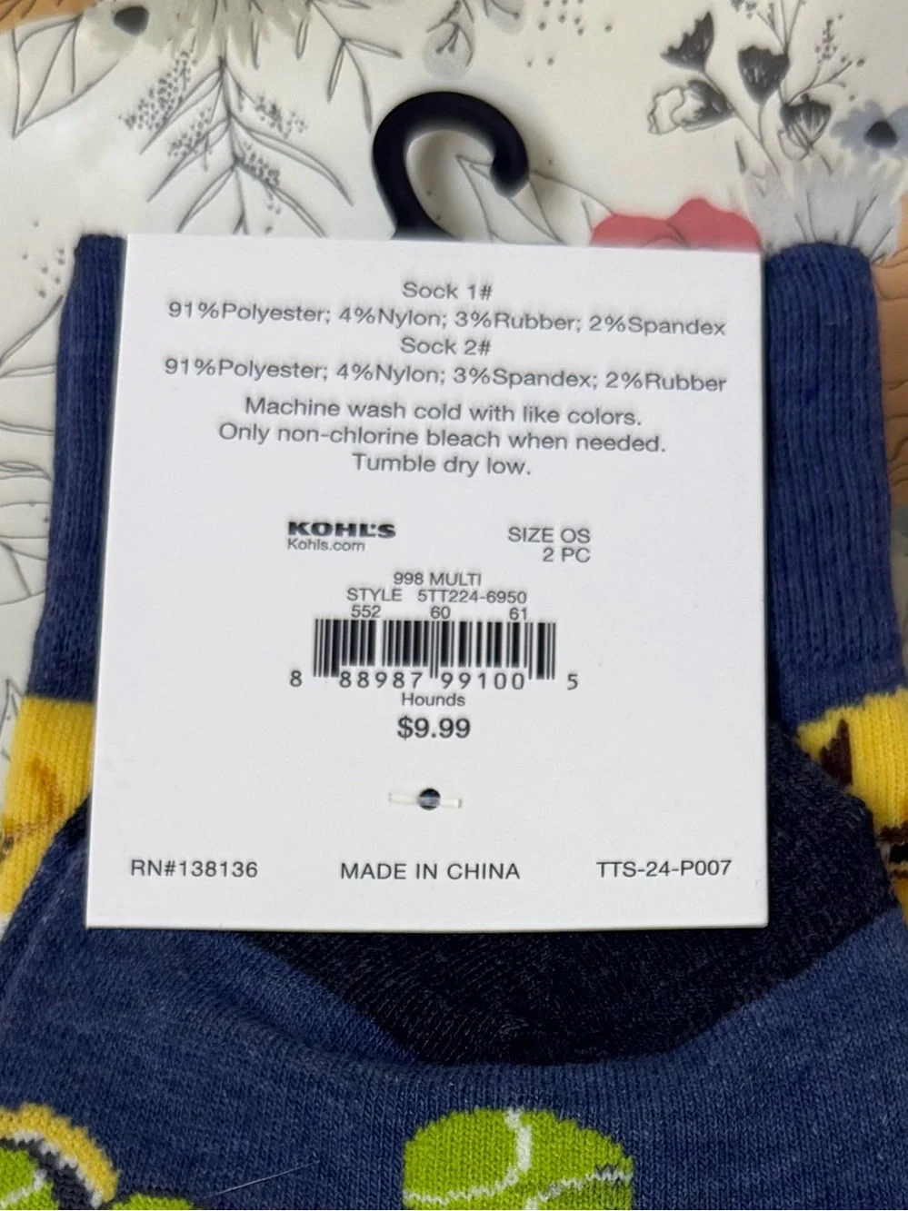 Twisted Toes Novelty Socks (2-Pack)